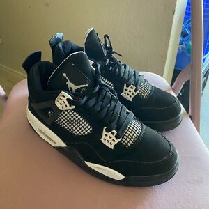 Jordan Men's Black & White Sneakers